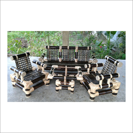 Bamboo Cane Sofa Set