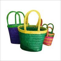 Palm Leaf Basket Set