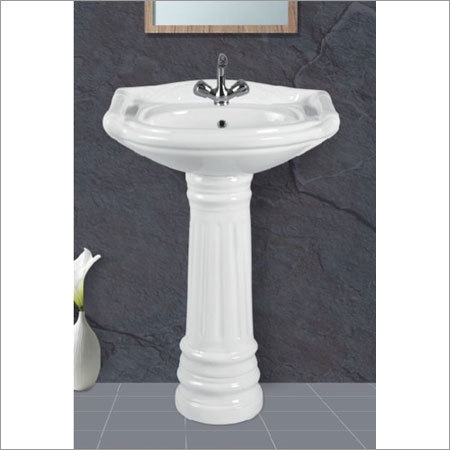 Rajwadi Set Pedestal Wash Basin