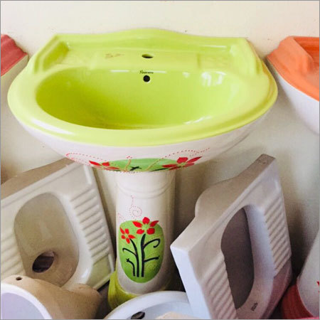 White Bathroom Wash Basin
