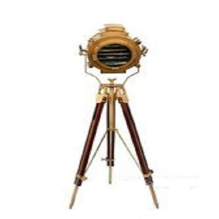 Brass Antique Floor Searchlight-antique Tripod Floor Spot