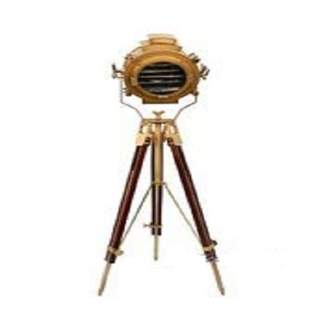 Hand Made Antique Floor Searchlight-Antique Tripod Floor