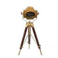 Spot Light Hand Made Antique Floor Searchlight-antique Tripod Floor