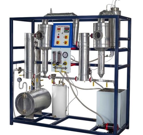 Double effect evaporator apparatus