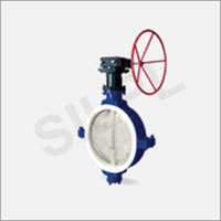 Lined Butterfly Valve Gear Type