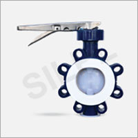 Lined Butterfly Valve Lug Type Lever Operated