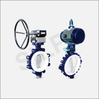 Lined Butterfly Valve Lug Type Gear Operated