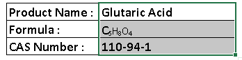 Glutaric Acid