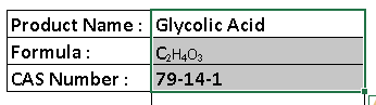 Glycolic Acid - Crystalline Solid, CAS 79-14-1, Formula C2H4O3 | Exfoliates Skin, Brightens, Improves Texture