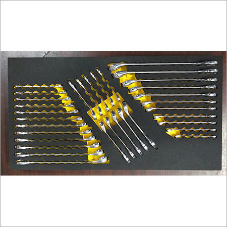 Spanner Packing 6 - Chrome Vanadium 6-32mm Yellow, 24 Pcs Set | Organized Storage, Durable Design, Easy Access