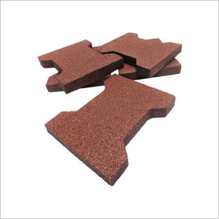 Double T Dog Bone Rubber Paver