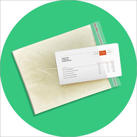 Side Loading Plastic Packing List Envelope