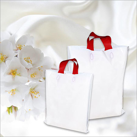 White Colour Plastic Retail Bags