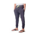 Men's Pajama - Soft Cotton Fabric, Adjustable Elastic Band, Washable, Plain Black Design, Comfortable Fit with Pockets