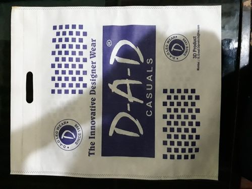 Cream Non Woven D Cuts Bag