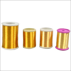 Yellow Touch Zari Thread