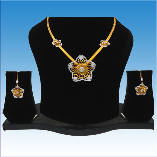 Adira Necklace - 22k Yellow Gold, 31.660 Grams Weight | Laser-Crafted Elegance for All Occasions
