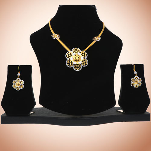 Adira Necklace - 22k Yellow Gold, 27 Grams Weight | Expertly Crafted, Light-Weight, Perfect for All Occasions