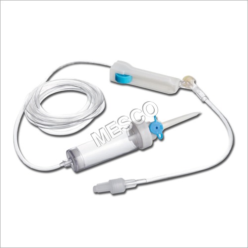 IV Infusion Set with Built in Airway, Y Connector , Lure lock adopter
