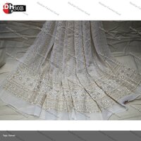 White Fancy Mirror Work