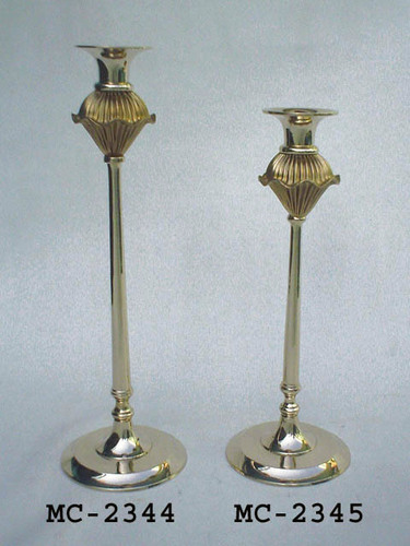 CANDLE STAND - Metal, Varied Height & Base Diameter, Gold | Elegant Design, Durable, Easy to Clean, Versatile Use
