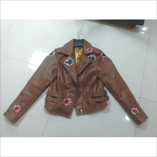 1 Leather Embroidered Jacket