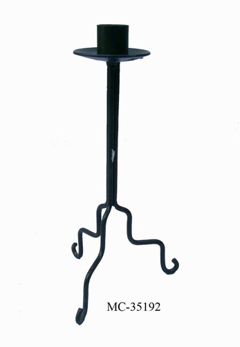 CANDLE STAND - Metal, 20 Inches, Black | Elegant Design, Durable, Stable Base, Easy Assembly
