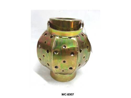 CANDLE STAND - Brass 8cm Height, 5cm Diameter, Gold | Elegant Design, Durable, Polished Finish