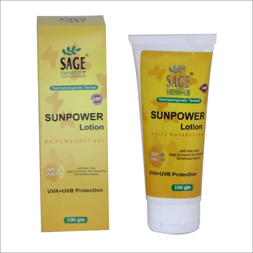 Sun Protection Lotion By SAGE HERBALS PVT. LTD.