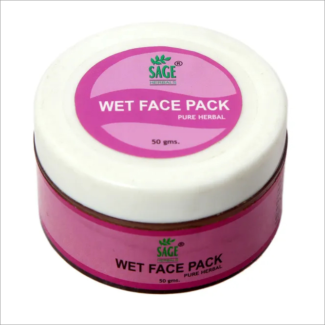 wet face pack