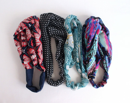 Headband - 100% Cotton / Polyester, Standard Size, Printed Pattern, Casual Dress Type, Plus Size, Customized Logo, All Season