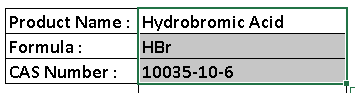 Hydrobromic Acid