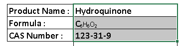 Hydroquinones