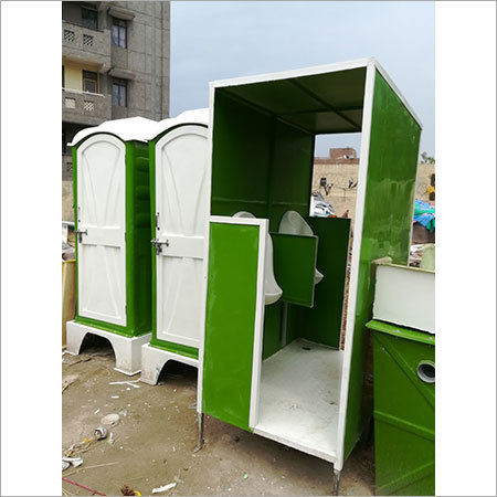 Prefabricated Toilets - FRP, Variable Dimensions, Green | Easy Installation, Durable Design, Water Resistant, Portable Units