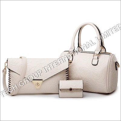 Ladies Leather Handbags Set
