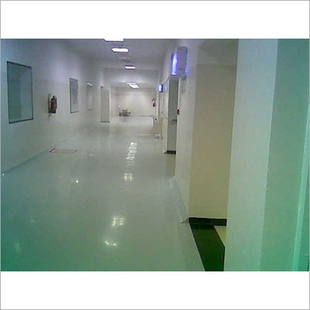 Epoxy Floor And Pu Wall Coating Of A Clean Room