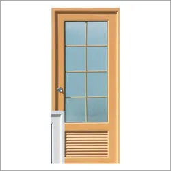 PVC Fancy Doors - PVC Frame, Customized Dimensions, Available in Plain and Printed Colors | Waterproof, Fire Retardant, Termite Proof, Maintenance Free, Easy to Install