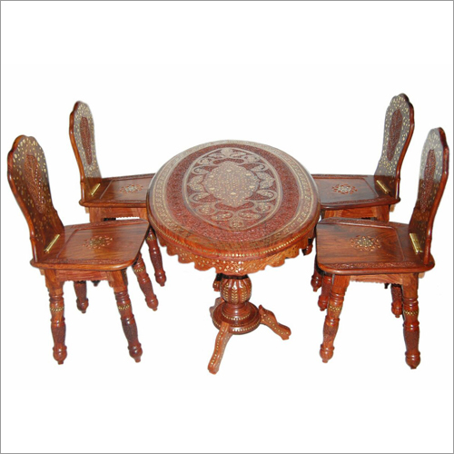 Oval Table Set 48"*24" With Four Chairs