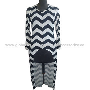 Black And White Designer Women Dress