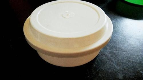 Dish Wash Container - Plastic, 100x75 mm, Off-White | Leak Proof, Durable, Strong, Protective