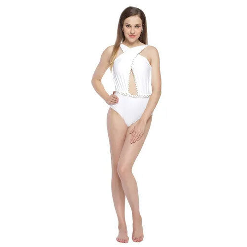 White Knitted Embroidered Bikini Set - Age Group: Adults