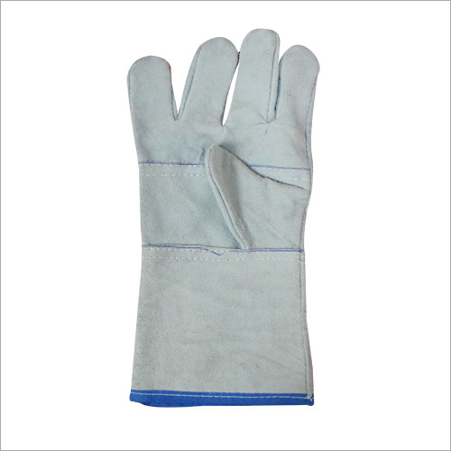 Plain Safety Gloves - Cotton, 12 Inches, White | Abrasion Resistant, High Stretch, Elastic Wrist, Seamless Finish