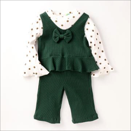 Stylish Green Top And Pant Set