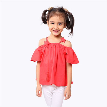 Applique Solid Red Top