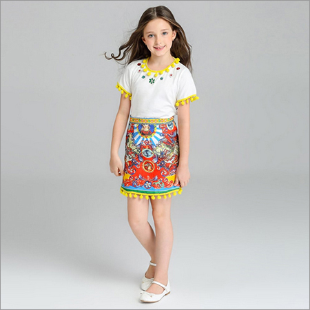 Cute Top And Skirt Set