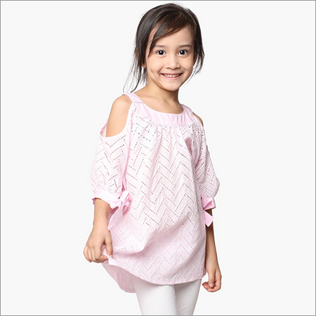 Pink Elbow Sleeve Top