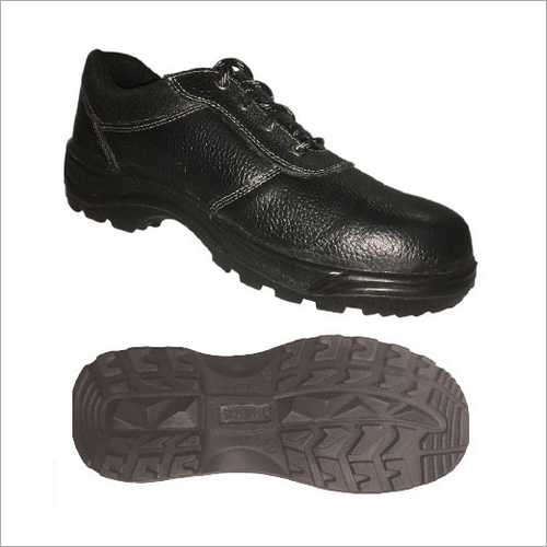 Conquer Oxford - Chrome Tanned Leather Upper, PU Sole, Steel/Fibre Toe Cap | Durable, Impact, Oil & Slip Resistant, Comfortable Fit