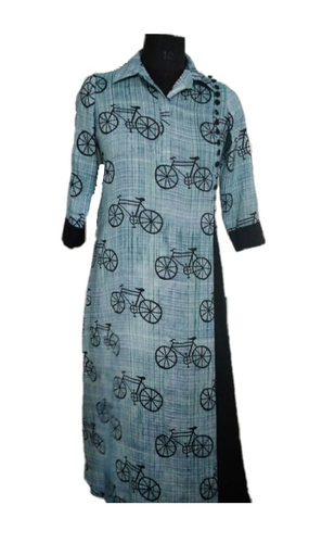 Cycle Print Kurti Cycle Print Kurti