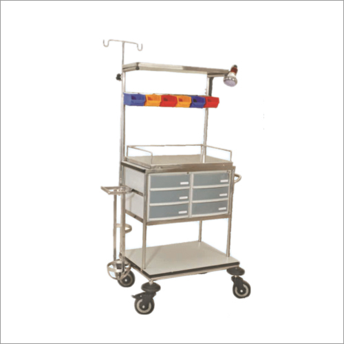 Complete SS Crash Cart