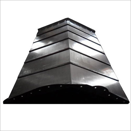 Telescopic Cover - Customizable Rectangular Steel Design, Gray Color | Durable Design, Easy Install, Long Life, Low Maintenance, Protects Machine